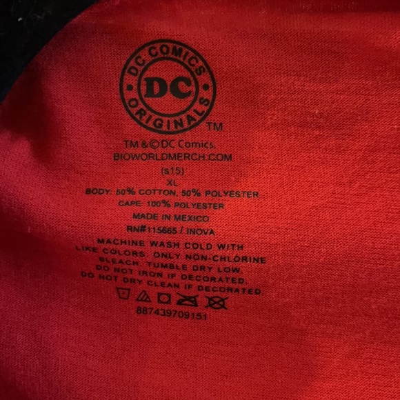 DC COMICS short Sleeve  wonder women Top New - Picture 5 of 6